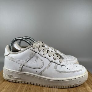 Nike‎ Air Force 1 Low Women's 7.5 (6Y) Triple White Swoosh Shoes Sneakers